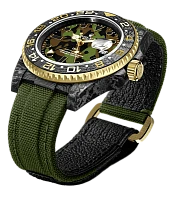 Часы DiW  Gmt Carbon Military 2021  Speedster GMT