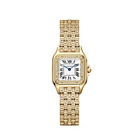 Часы Cartier  Panthère De Cartier Small Yellow Gold And Diamonds  WJPN0059