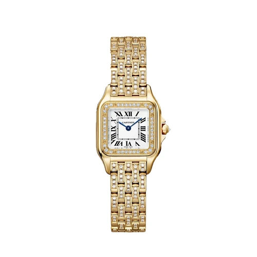 Часы Cartier  Panthère De Cartier Small Yellow Gold And Diamonds  WJPN0059