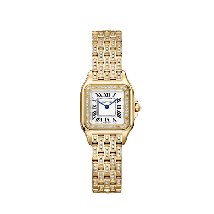 Часы Cartier  Panthère De Cartier Small Yellow Gold And Diamonds  WJPN0059