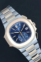 Часы Patek Philippe  Nautilus Two Tone Blue Dial  5980/1AR-001
