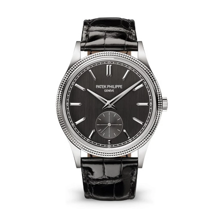 Часы Patek Philippe  Calatrava Clous De Paris White Gold  6119G-001