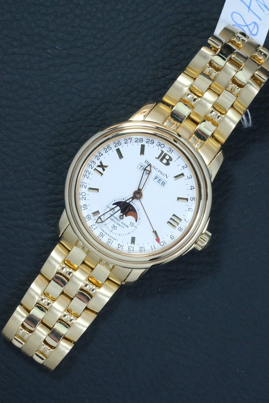 Часы Blancpain  Blancpain Leman Moonphase & Complete Calendar Bracelet  2763-1418a-31