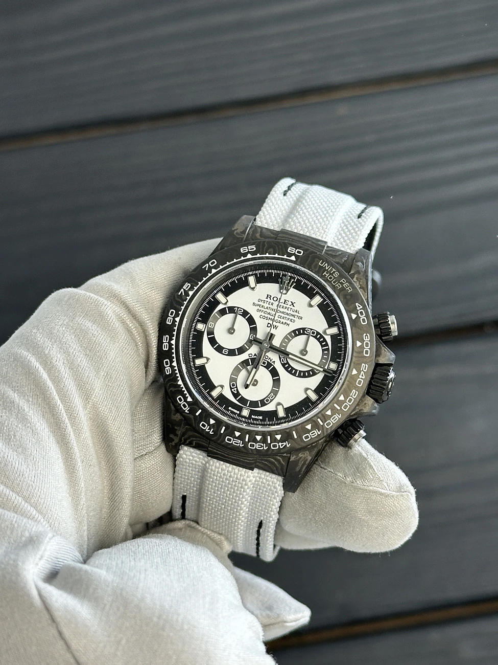 Часы DiW  Daytona Carbon Cream  Daytna Carbon Cream 