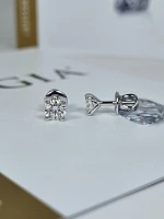 Украшение GIA  Серьги 0,55/0,55 ct. F/VVS2 (3 Excellent)   