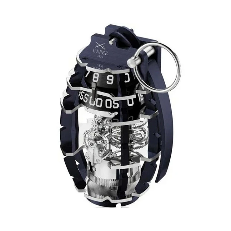 Настоольные часы L'epee  Grenade Black Raven Limited Edition  74.6012/204