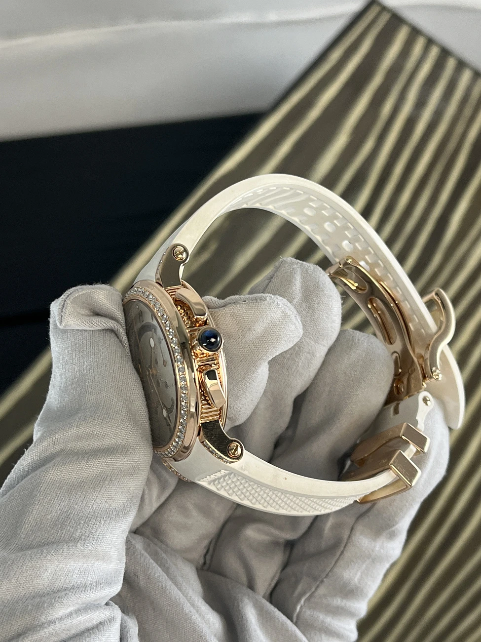 Часы Breguet  Marine Lady Chronograph Rose Gold  8828BR
