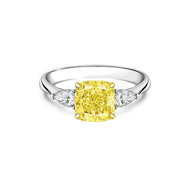 Украшение GIA  Кольцо 3,02 ct. S to T Range/Vs1 "Cushion Diamond"   