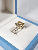 Украшение GIA  Кольцо С Бриллиантом 8,13 Ct. Fby/Vs2   