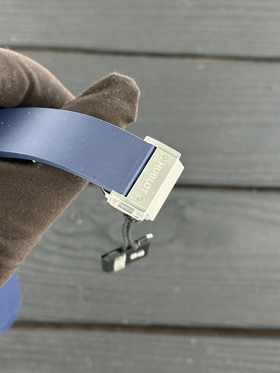 Часы Hublot  Fusion 45Mm Blue Titanium Rubber  511.nx.7170.rx