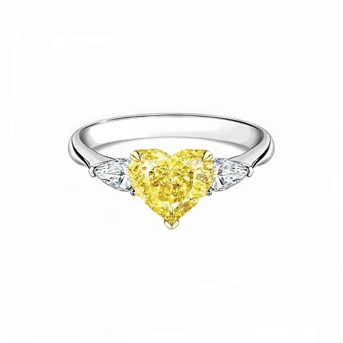Украшение GIA  Кольцо с бриллиантом 2,01 ct. Fancy Yellow/VS2   