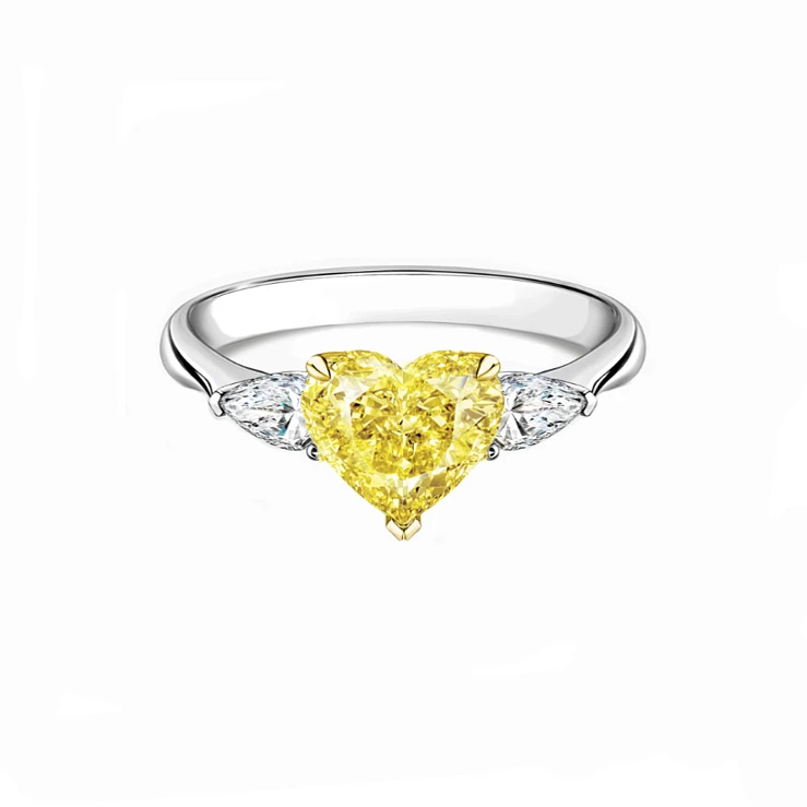Украшение GIA  Кольцо с бриллиантом 2,01 ct. Fancy Yellow/VS2   