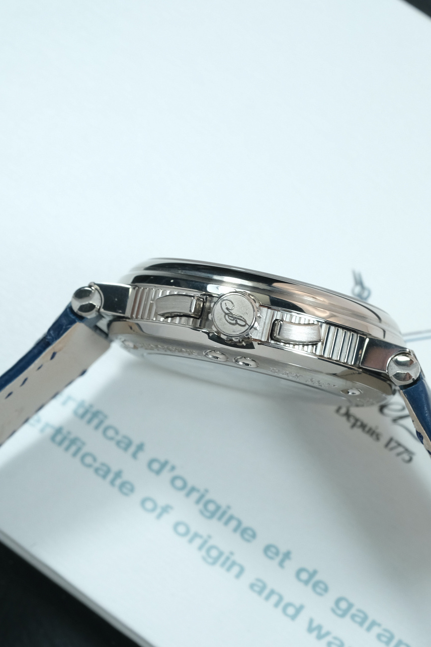 Часы Breguet  Marine Chronograph White Gold Blue Dial  5527BB/Y2/9WV