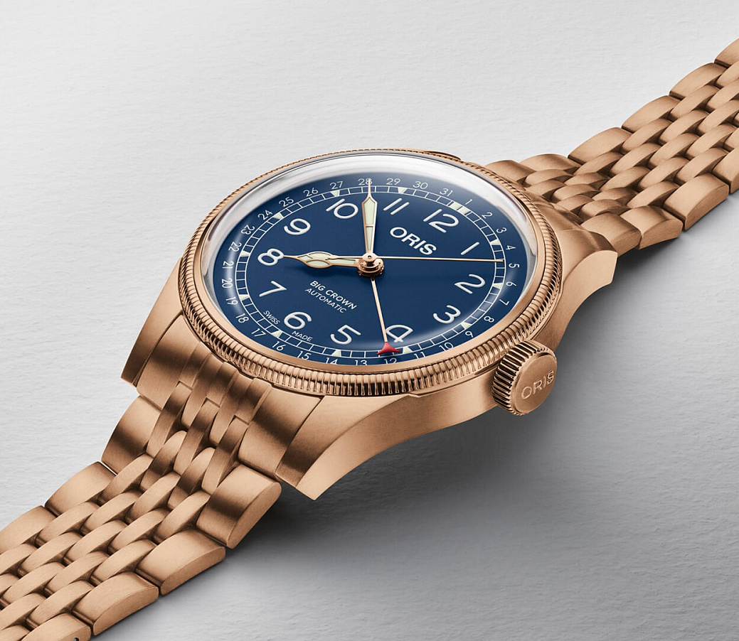 Часы ORIS  Big Crown Bronze Pointer Date  01 754 7741 3165