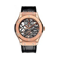 Часы Hublot  Classic Fusion Skeleton Tourbillon King Gold 45Mm Limited Edition  505.OX.0180.LR