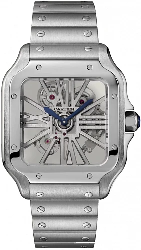 Заказать Cartier  Santos De Skeleton Watch  WHSA0014