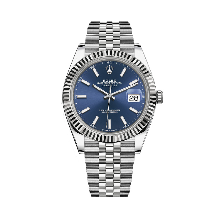 Часы Rolex  Oyster Perpetual Datejust 41Mm Blue Dial 2023  126334