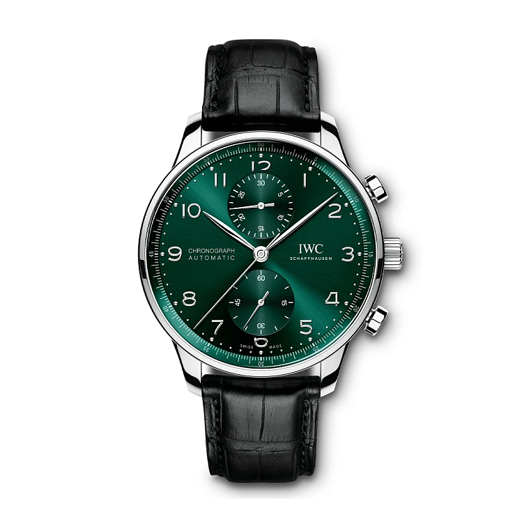 Часы Iwc  Portugieser Chronograph 41Mm Green Dial  IW371615