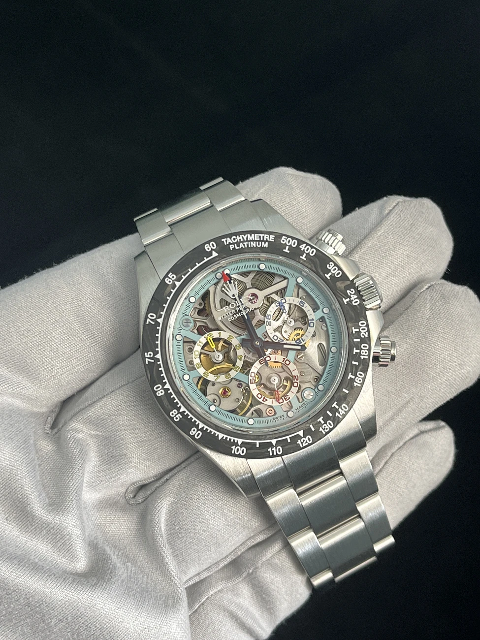 Часы Rolex  Artisans De Geneve La Montoya Rolex Daytona Platinum  La Montoya Base Rolex® 116506/Rolex®