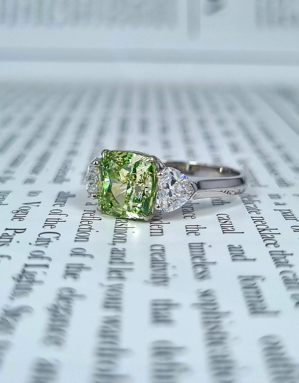 Украшение NO NAME  Кольцо с Бриллиантом 4,01 Ct. FBGY/VS2   