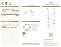 Украшение GIA  Серьги 3,01/3,03 ct. Cushion Diamonds   