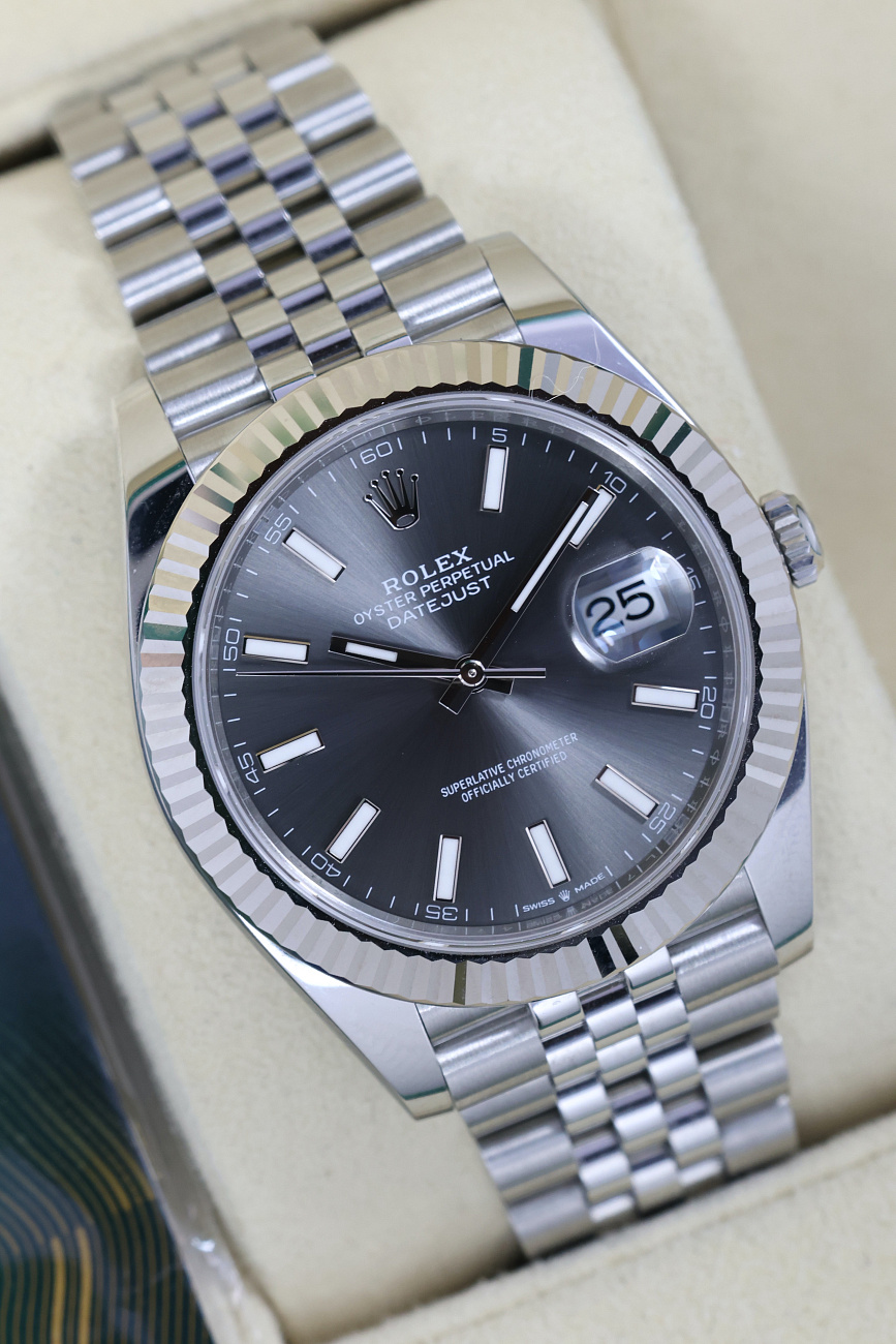 Часы Rolex  Datejust 41 mm Dark Rhodium  126334
