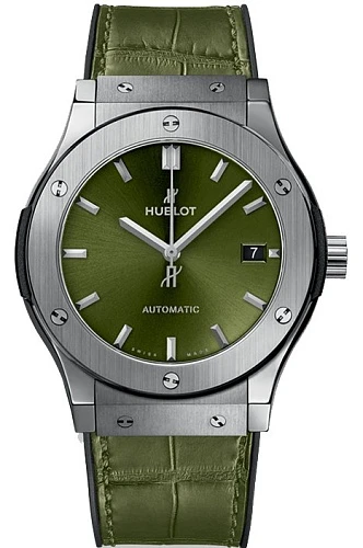 Заказать Hublot  Classic Fusion Green Titanium 45 Mm  511.NX.8970.LR