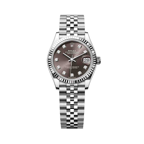 Часы Rolex  Datejust 31mm Grey Dial Diamond Index  278274-0028