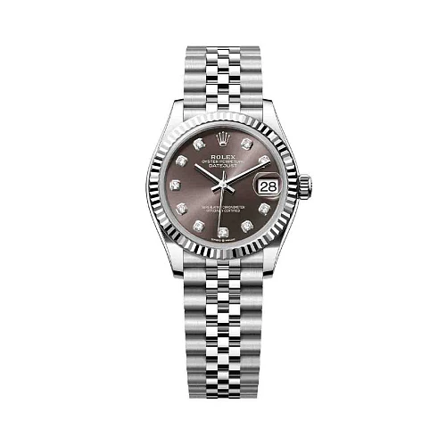 Часы Rolex  Datejust 31mm Grey Dial Diamond Index  278274-0028