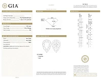 Украшение GIA  Серьги с бриллиантами 3,02/3,02 ct. W to X/VVS2-VS2   