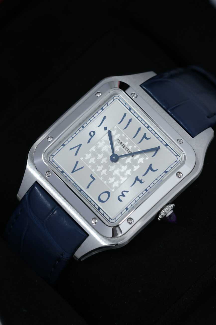 Часы Cartier  SANTOS-DUMONT LIMITED XL Platinum  WGSA0086