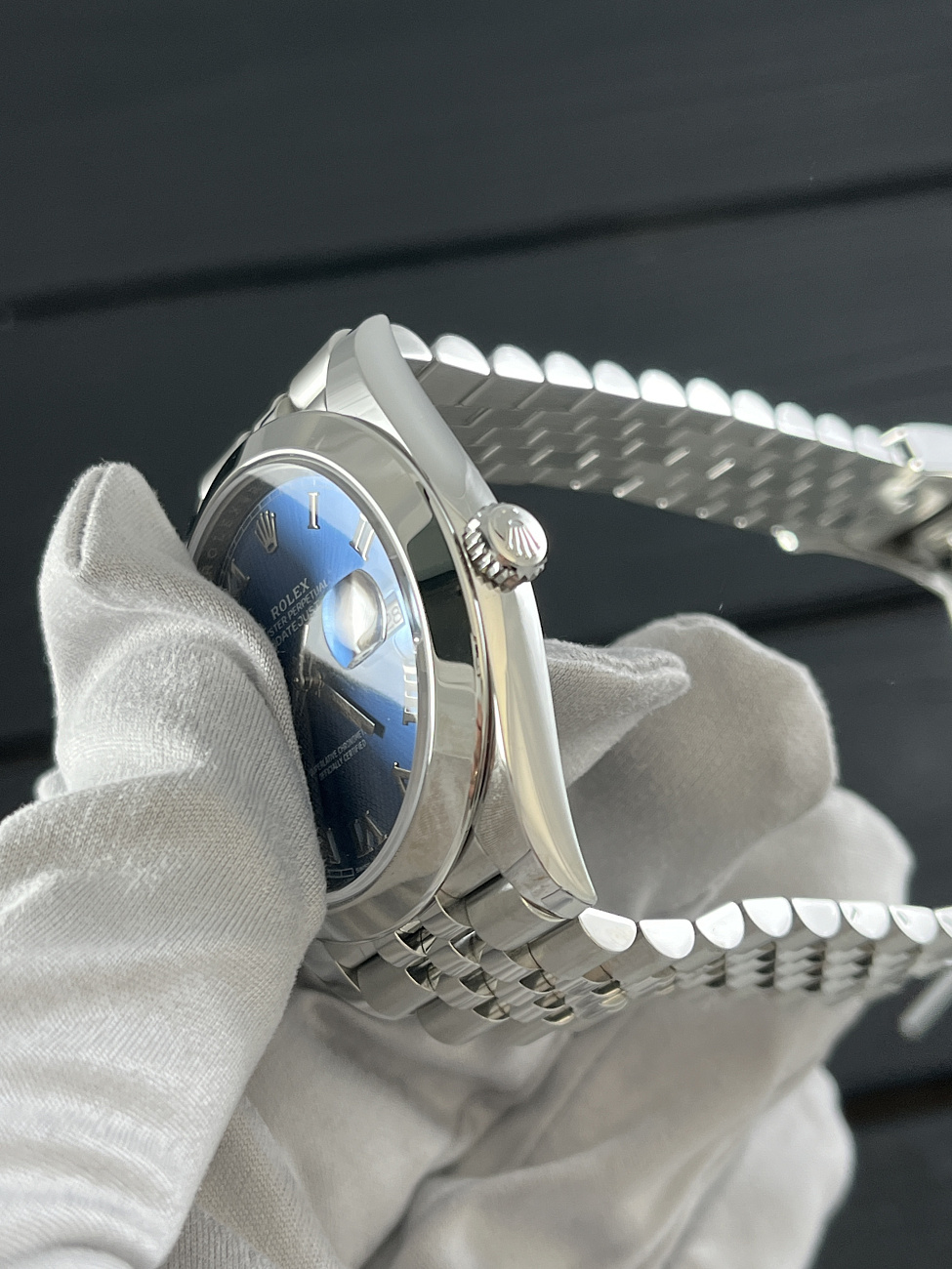 Часы Rolex  Datejust 41Mm Blue Azzurro  126300