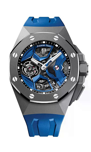 Часы Audemars Piguet  Royal Oak Concept Flying Tourbillon GMT BLUE  26589IO.OO.D030CA.01