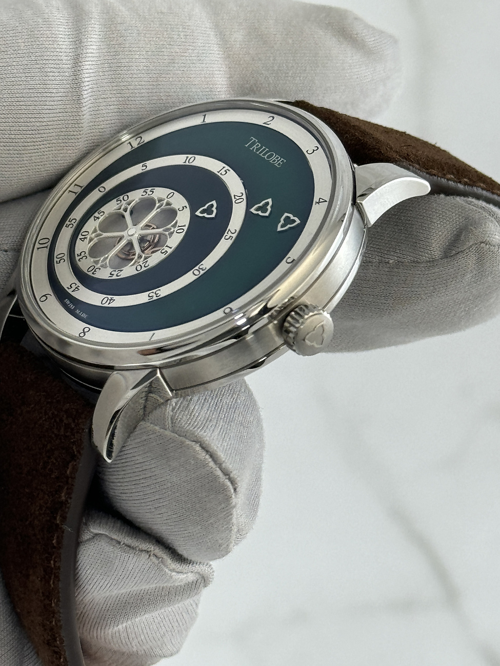 Часы Trilobe  Les Matinaux, Vert Soleillé  LM05VS