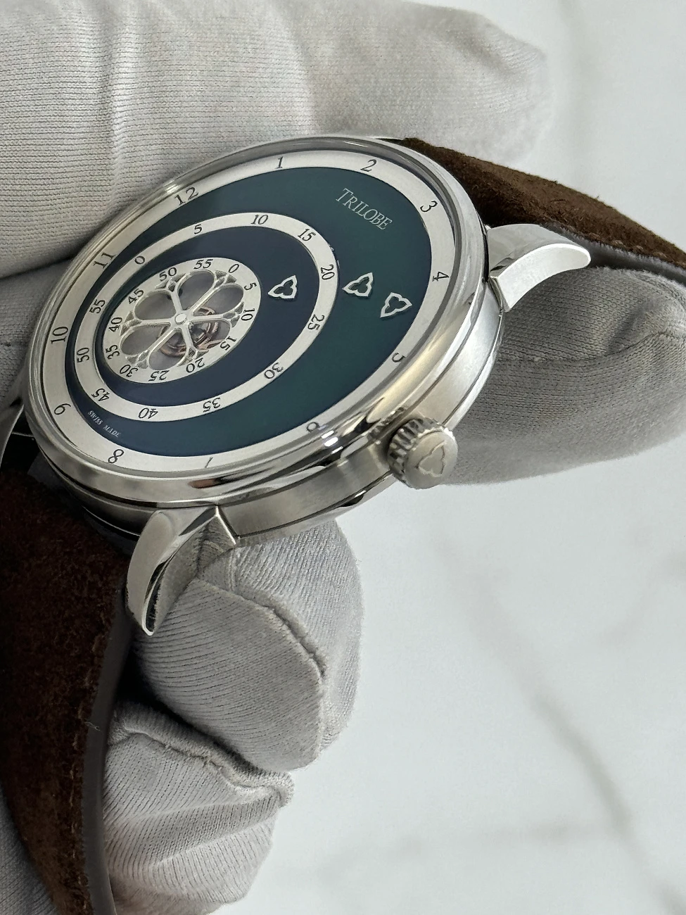 Часы Trilobe  Les Matinaux, Vert Soleillé  LM05VS
