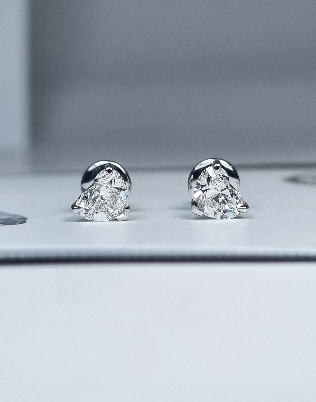 Украшение NO NAME  Серьги С Бриллиантами 0,71/0,70 Ct. F/Vs1   