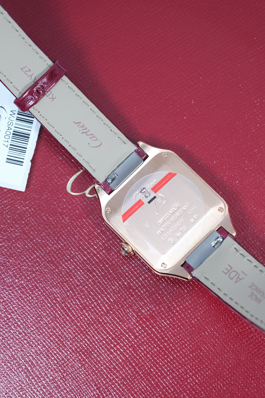 Часы Cartier  Santos-Dumont Rose Gold  WJSA0017