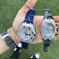 Часовой ремешок Audemars Piguet  Ремешок Для Часов Graphite Camo Ap Royal Oak Offshore 42Mm Strap  
