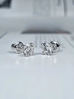 Украшение GIA  Серьги 1,11/1,11 ct. H/VS2 (3 excellent) Round Diamonds   