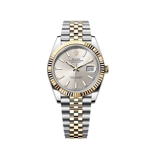Часы Rolex  Oyster Perpetual Datejust Ii 41 Mm Steel And Yellow Gold Silver Dial  126333