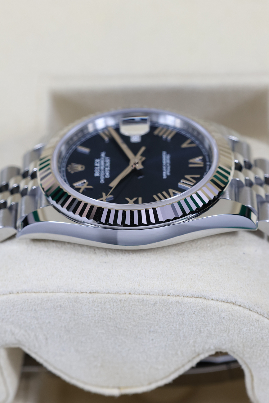 Часы Rolex  Datejust 41Mm Blue Roman  126334-0038