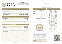 Украшение GIA  Кольцо С Бриллиантом 7,50 Ct. Fby/Si1   